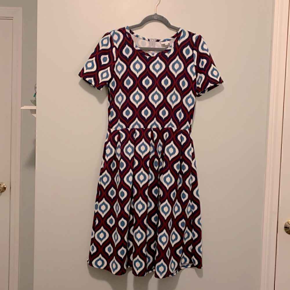Patterned 'Amelia' Lularoe Dress
